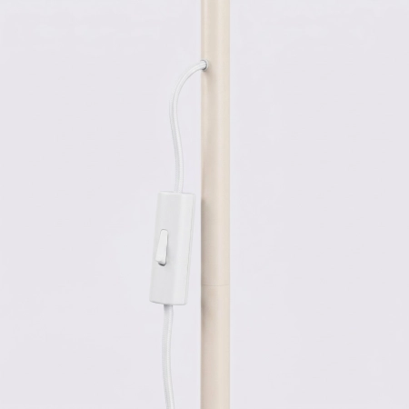 Lampa podłogowa aluminiowa beżowa 160cm z serii KARBON SL.2017 - Sollux Lighting