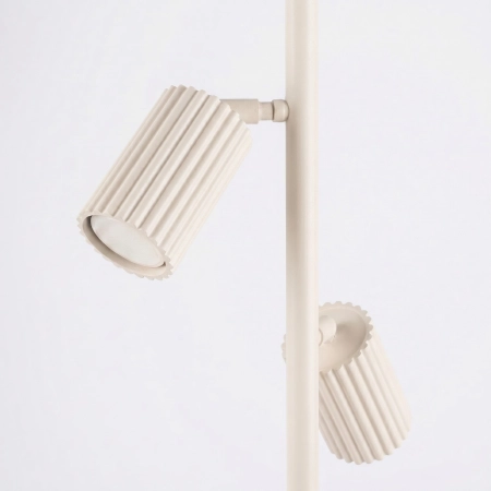 Lampa podłogowa aluminiowa beżowa 3-punktowa KARBON 3 SL.2018 - Sollux Lighting