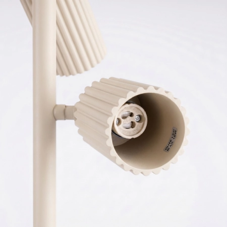 Lampa podłogowa aluminiowa beżowa 3-punktowa KARBON 3 SL.2018 - Sollux Lighting
