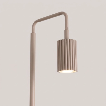 Lampa podłogowa aluminiowa taupe regulowana 160cm z serii KARBON SL.2019 - Sollux Lighting