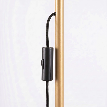 Lampa podłogowa aluminiowa złota 3-punktowa KARBON 3 z serii KARBON SL.2022 - Sollux Lighting