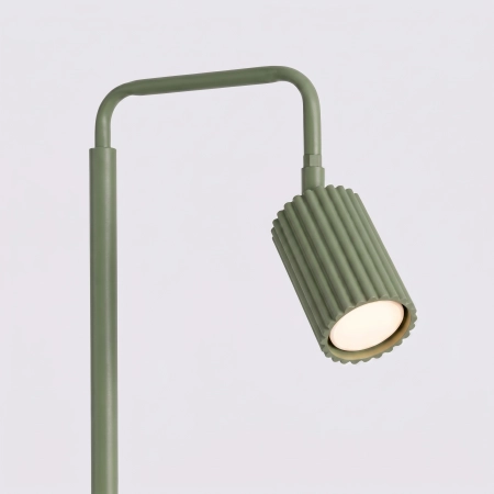 Lampa podłogowa aluminiowa zielona oliwka 160cm KARBON 1 SL.2025 - Sollux Lighting
