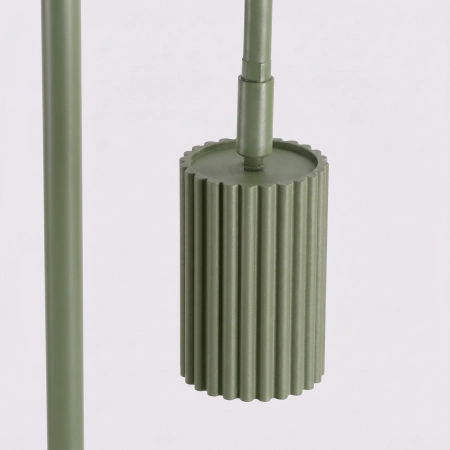 Lampa podłogowa aluminiowa zielona oliwka 160cm KARBON 1 SL.2025 - Sollux Lighting