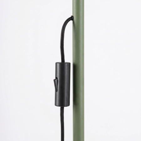 Lampa podłogowa aluminiowa oliwkowa 3-punktowa KARBON 3 SL.2026 - Sollux Lighting