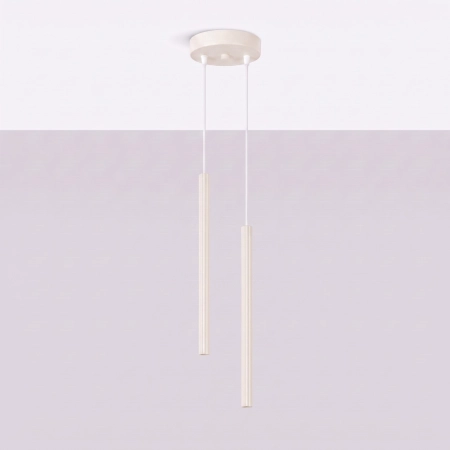 Lampa wisząca ARCHE 2P beżowa SL.2034 - Sollux