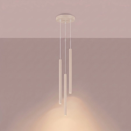 Lampa wisząca ARCHE 3P beżowa SL.2035 - Sollux