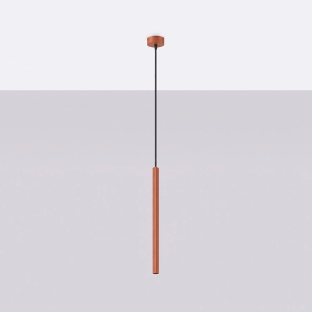 Lampa wisząca ARCHE 1 ochra czerwona SL.2039 - Sollux