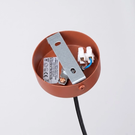 Lampa wisząca ARCHE 1 ochra czerwona SL.2039 - Sollux