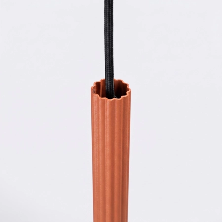 Lampa wisząca ARCHE 1 ochra czerwona SL.2039 - Sollux