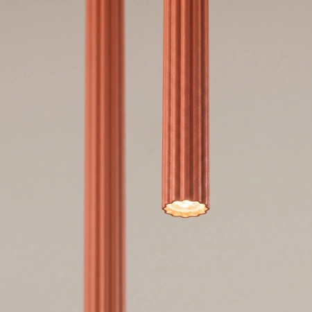 Lampa wisząca ARCHE 2P ochra czerwona SL.2040 - Sollux