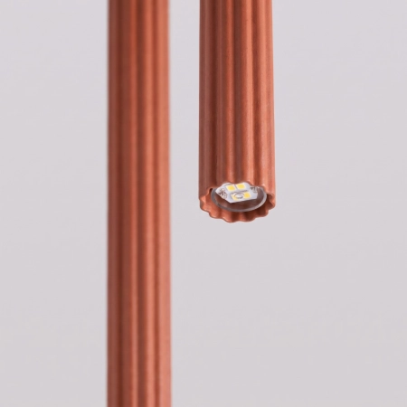 Lampa wisząca ARCHE 2P ochra czerwona SL.2040 - Sollux