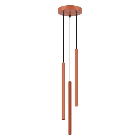 Lampa wisząca ARCHE 3P ochra czerwona SL.2041 - Sollux