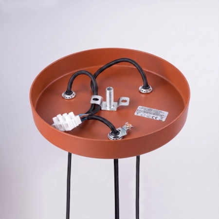 Lampa wisząca ARCHE 3P ochra czerwona SL.2041 - Sollux