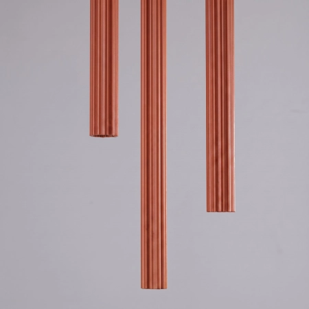 Lampa wisząca ARCHE 3P ochra czerwona SL.2041 - Sollux