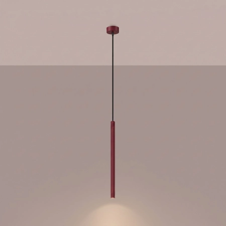 Lampa wisząca ARCHE 1 burgund SL.2042 - Sollux