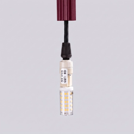 Lampa wisząca ARCHE 1 burgund SL.2042 - Sollux