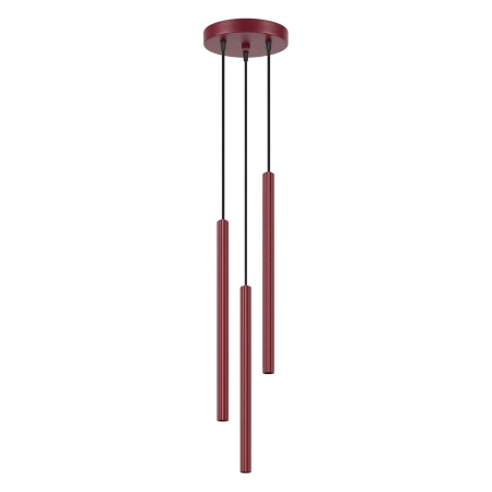 Lampa wisząca ARCHE 3P burgund SL.2044 - Sollux