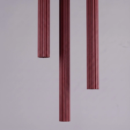 Lampa wisząca ARCHE 3P burgund SL.2044 - Sollux