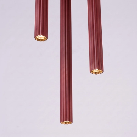 Lampa wisząca ARCHE 3P burgund SL.2044 - Sollux