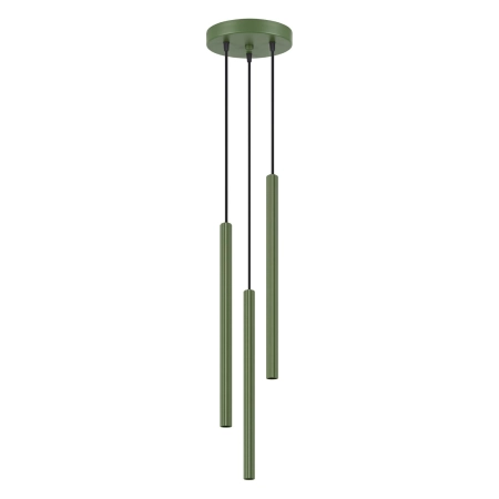 Lampa wisząca ARCHE 3P zielona oliwka SL.2050 - Sollux