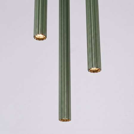 Lampa wisząca ARCHE 3P zielona oliwka SL.2050 - Sollux