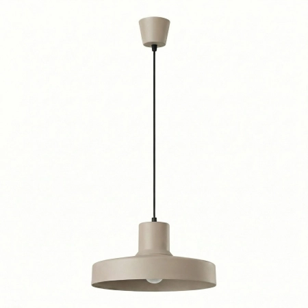 Lampa wisząca stalowa taupe 35cm 1-punktowa BILO SL.2051 - Sollux Lighting