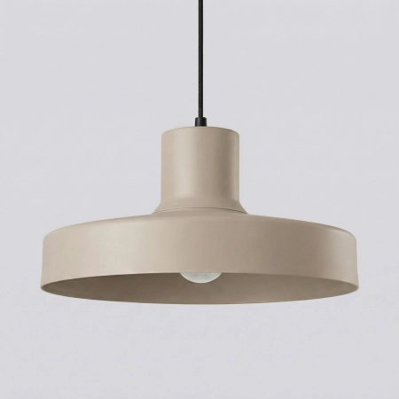 Lampa wisząca stalowa taupe 35cm 1-punktowa BILO SL.2051 - Sollux Lighting