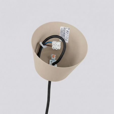 Lampa wisząca stalowa taupe 35cm 1-punktowa BILO SL.2051 - Sollux Lighting