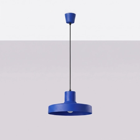 Lampa wisząca stalowa kulista ultramaryna 35cm z serii BILO SL.2053 - Sollux Lighting