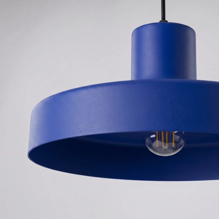 Lampa wisząca stalowa kulista ultramaryna 35cm z serii BILO SL.2053 - Sollux Lighting