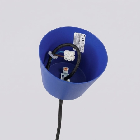 Lampa wisząca stalowa kulista ultramaryna 35cm z serii BILO SL.2053 - Sollux Lighting