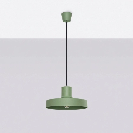 Lampa wisząca stalowa szałwiowa 35cm 1-punktowa BILO SL.2055 - Sollux Lighting