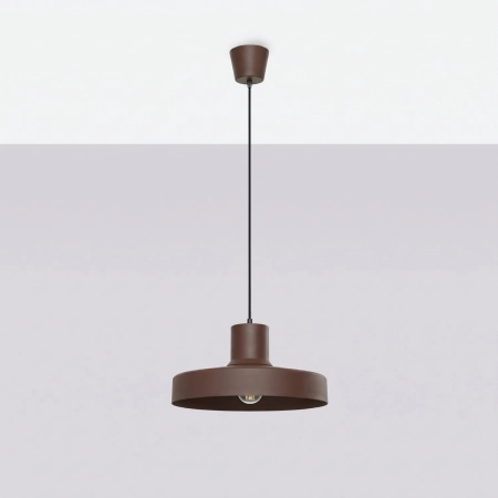 Lampa wisząca stalowa brązowa 35cm BILO SL.2058 - Sollux Lighting