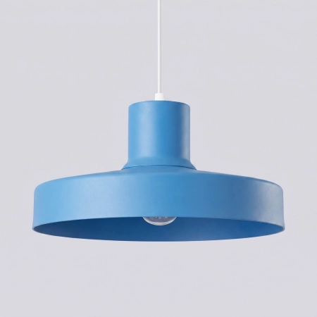 Lampa wisząca stalowa błękitna kula 35cm z serii BILO SL.2059 - Sollux Lighting