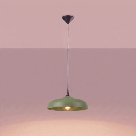 Lampa wisząca GINA zielona oliwka SL.2065 - Sollux