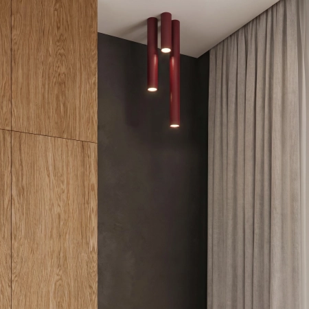 Plafon LAGOS 10 burgund SL.2069 - Sollux