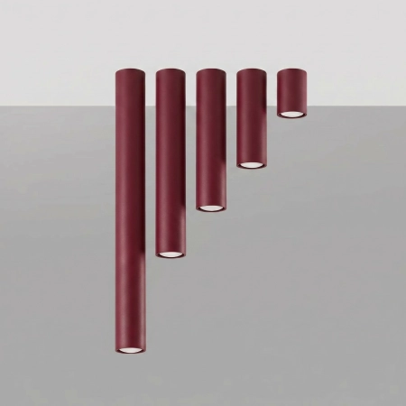 Plafon LAGOS 10 burgund SL.2069 - Sollux