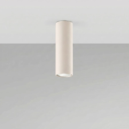 Plafon stalowy beżowy tubowy 20cm LAGOS 20 z serii LAGOS SL.2072 - Sollux Lighting