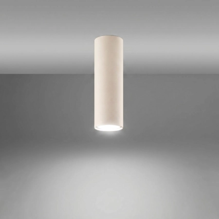 Plafon stalowy beżowy tubowy 20cm LAGOS 20 z serii LAGOS SL.2072 - Sollux Lighting