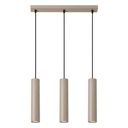 Lampa wisząca LAGOS 3L taupe SL.2079 - Sollux