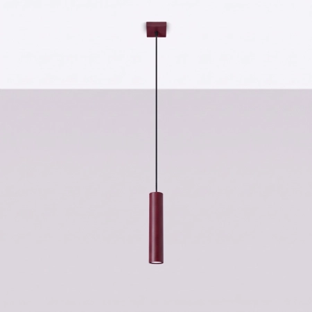 Lampa wisząca LAGOS 1 burgund SL.2081 - Sollux