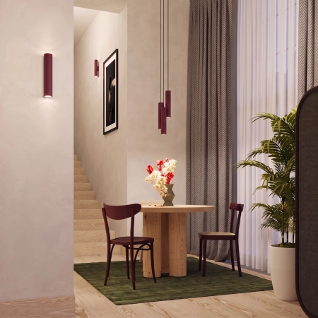 Lampa wisząca LAGOS 3L burgund SL.2082 - Sollux
