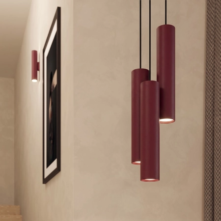 Lampa wisząca LAGOS 3L burgund SL.2082 - Sollux
