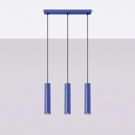 Lampa wisząca LAGOS 3L ultramaryna SL.2085 - Sollux