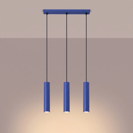 Lampa wisząca LAGOS 3L ultramaryna SL.2085 - Sollux