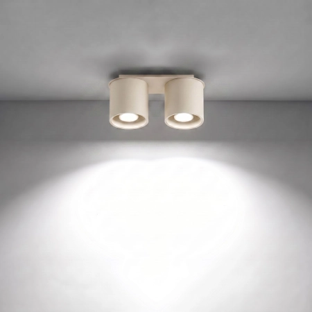 Plafon ORBIS 2 beżowy SL.2088 - Sollux
