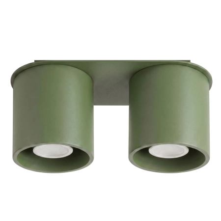 Plafon ORBIS 2 zielona oliwka SL.2103 - Sollux