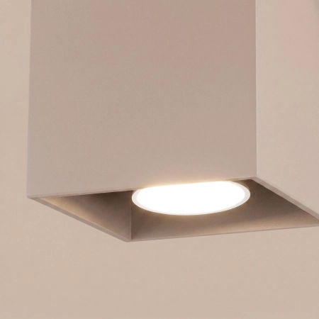 Plafon QUAD 1 taupe SL.2107 - Sollux