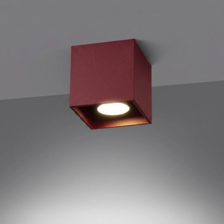 Plafon QUAD 1 burgund SL.2111 - Sollux