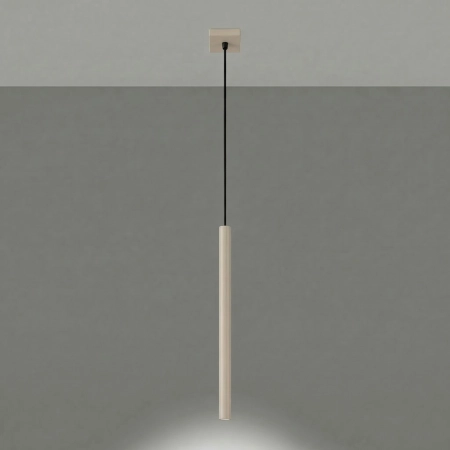 Lampa wisząca stalowa taupe 1-punktowa PASTELO 1 z serii PASTELO SL.2117 - Sollux Lighting